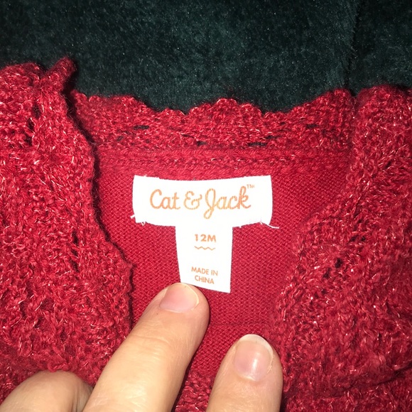 Beautiful little Red Crocheted girls dress - Picture 7 of 7